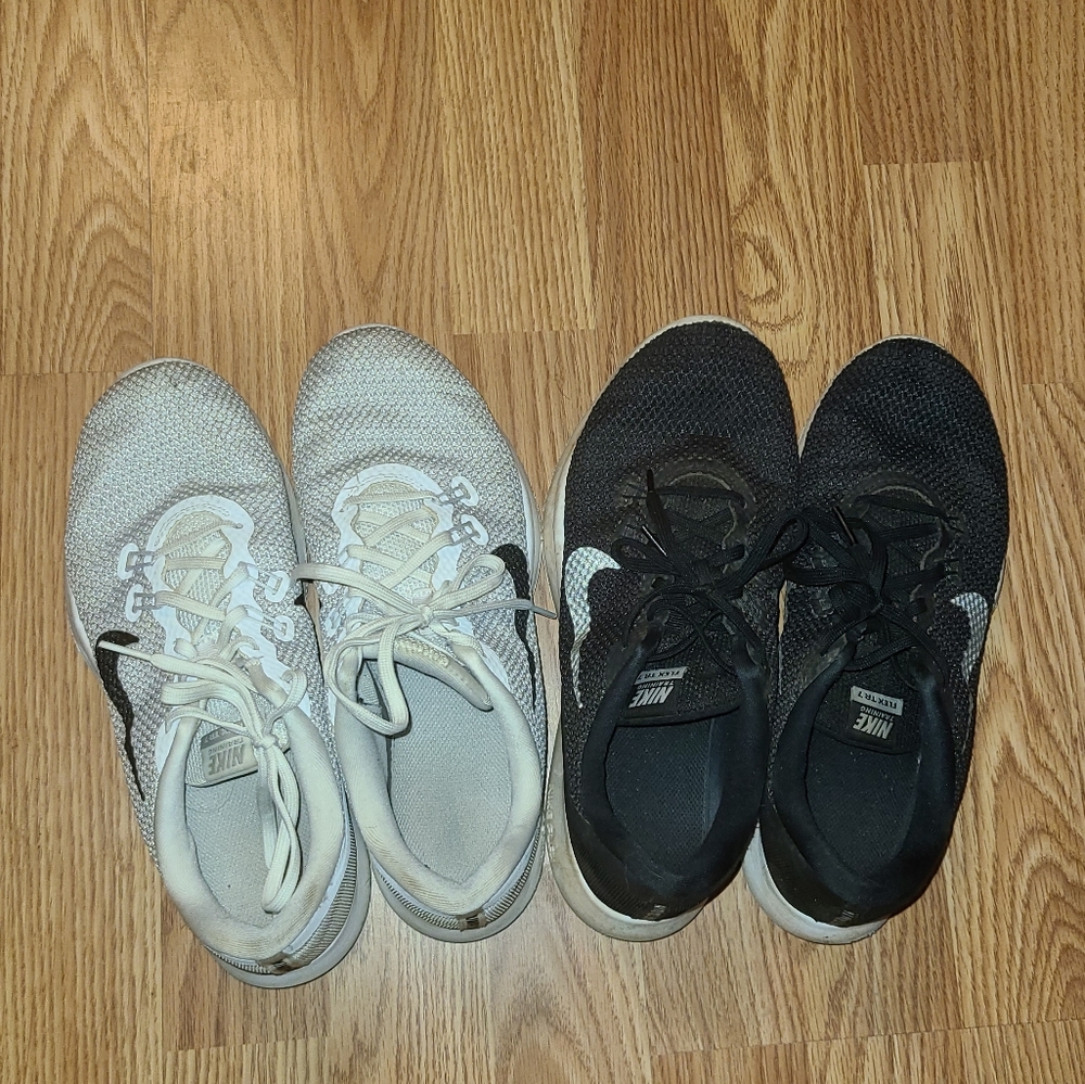 Two Pairs of Nike Sneakers
